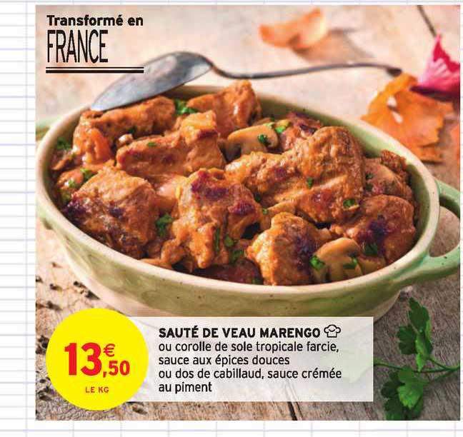Sauté De Veau Marengo