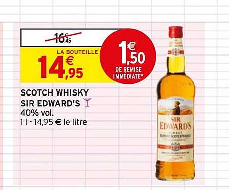 scotch whisky sir edward's