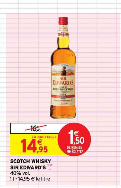 Scotch Whisky Sir Edward S