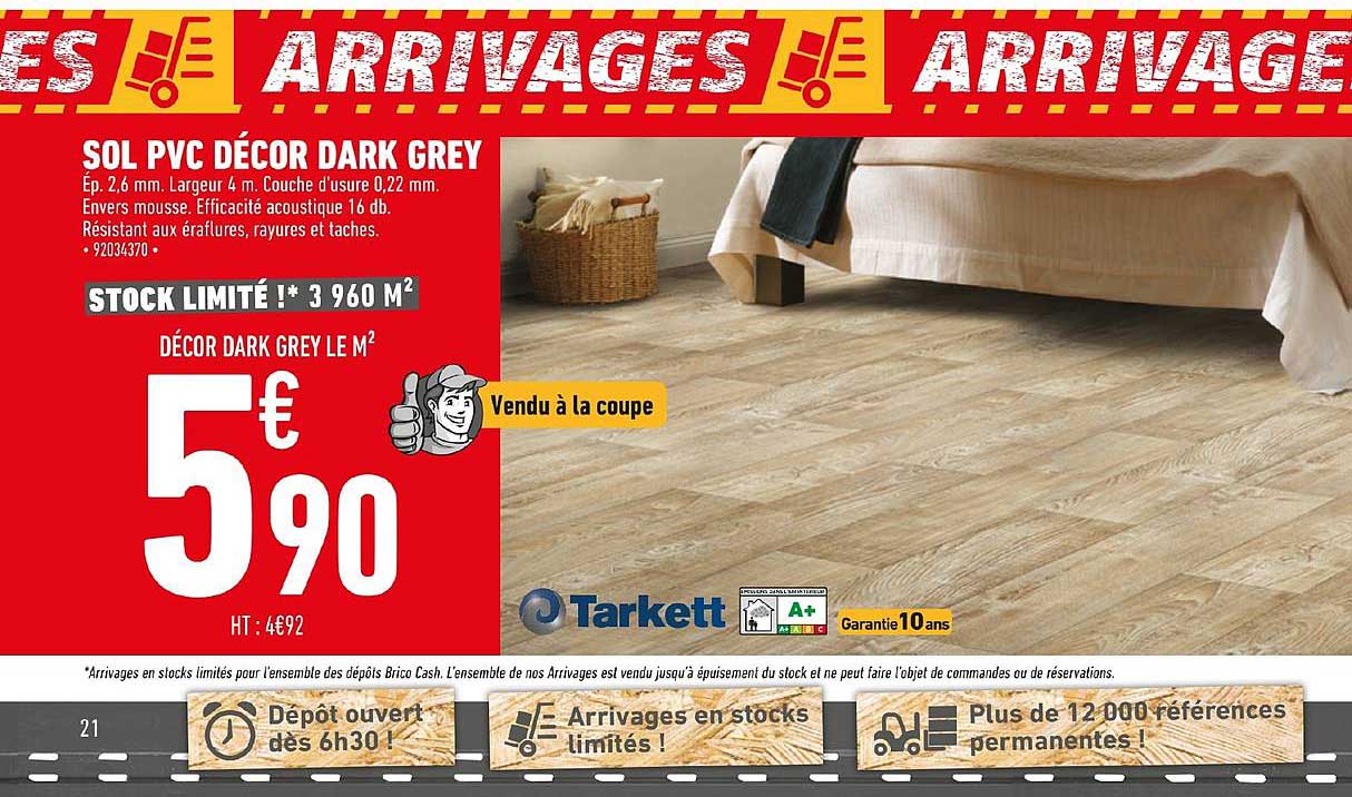 Sol Pvc Décor Dark Grey Tarkett