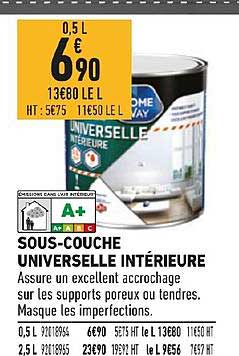 sous couche universelle intérieure