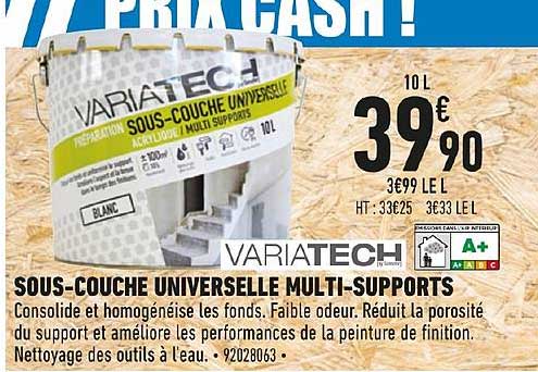 sous couche universelle multi supports variatech