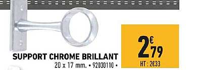 Support Chrome Brillant