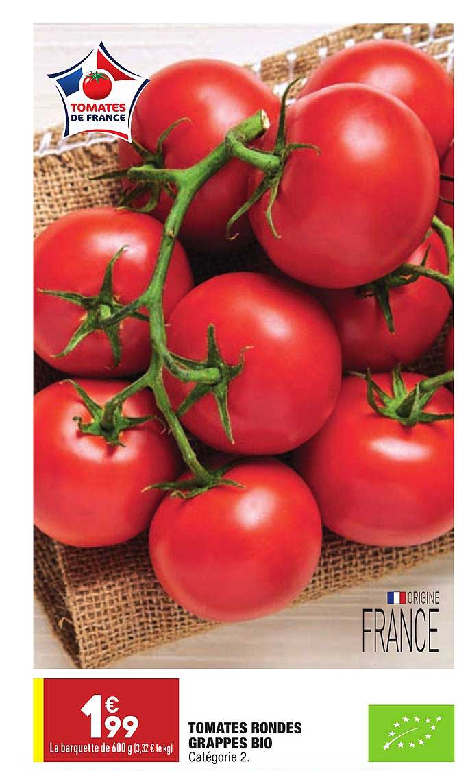 Tomates Rondes Grappes Bio