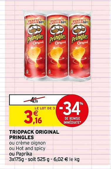 Triopack Original Pringles