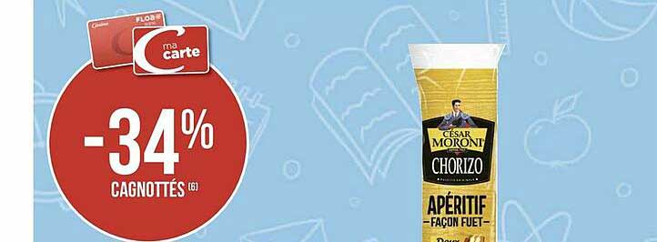 apéritif façon fuet chorizo césar moroni