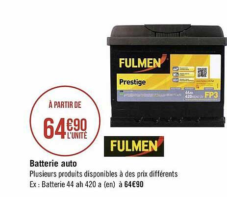 batterie auto fulmen