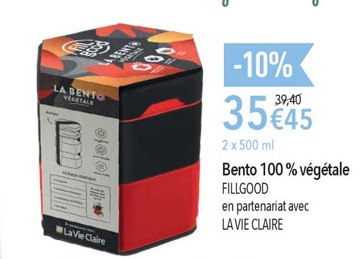 bento 100% végétale fillgood