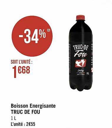 boisson énergisante truc de fou