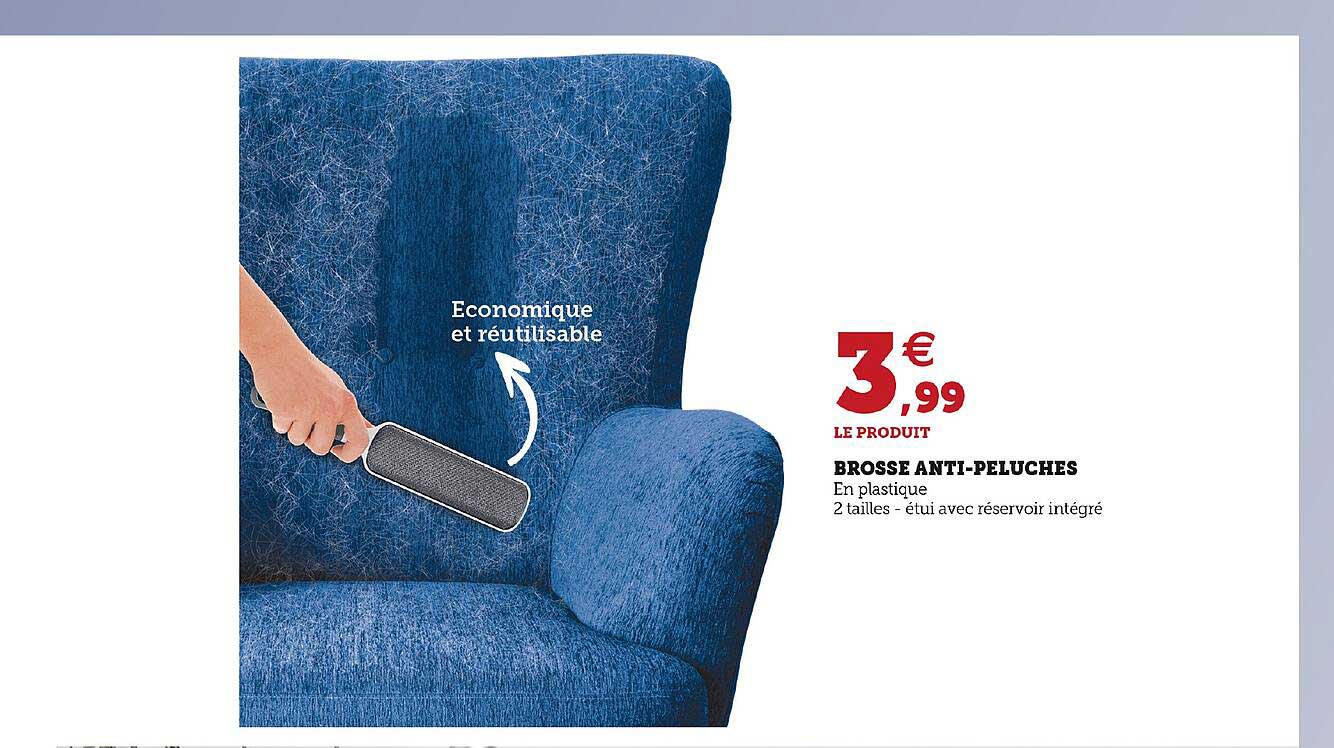 brosse anti-peluches