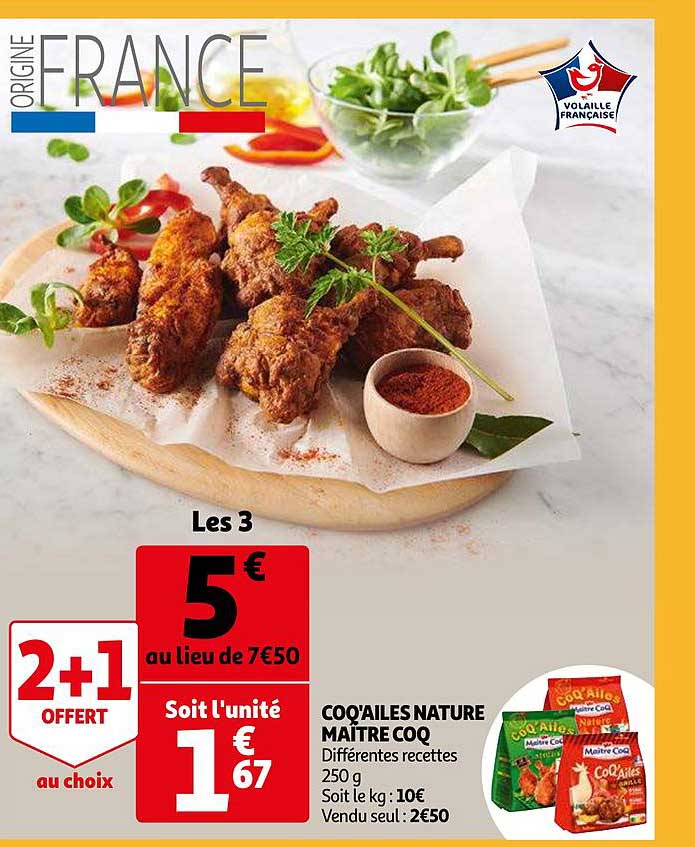 coq'ailes nature maître coq