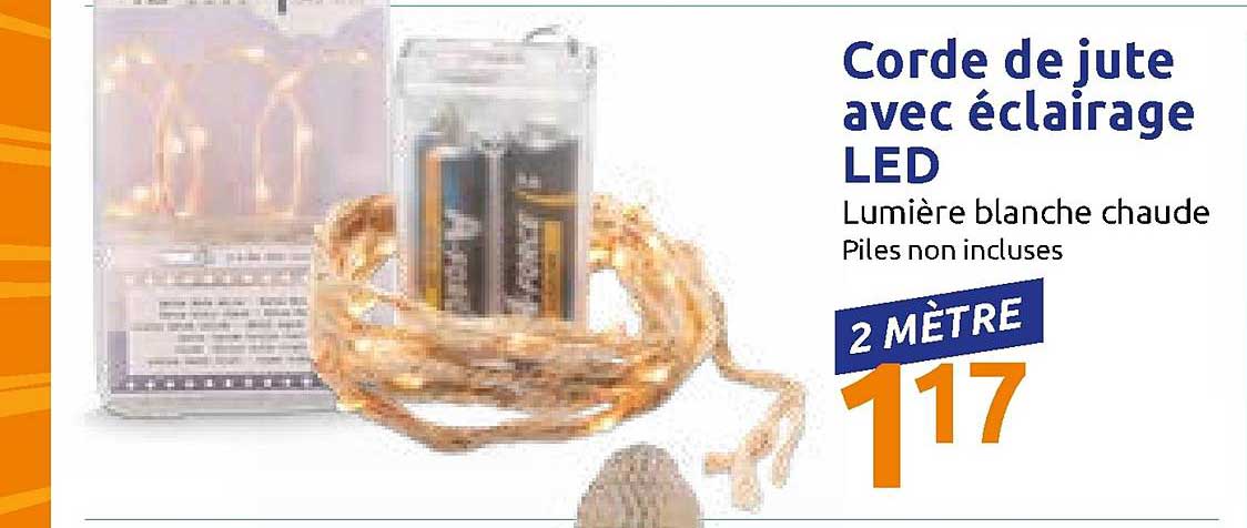 Corde De Jute Avec éclairage Led