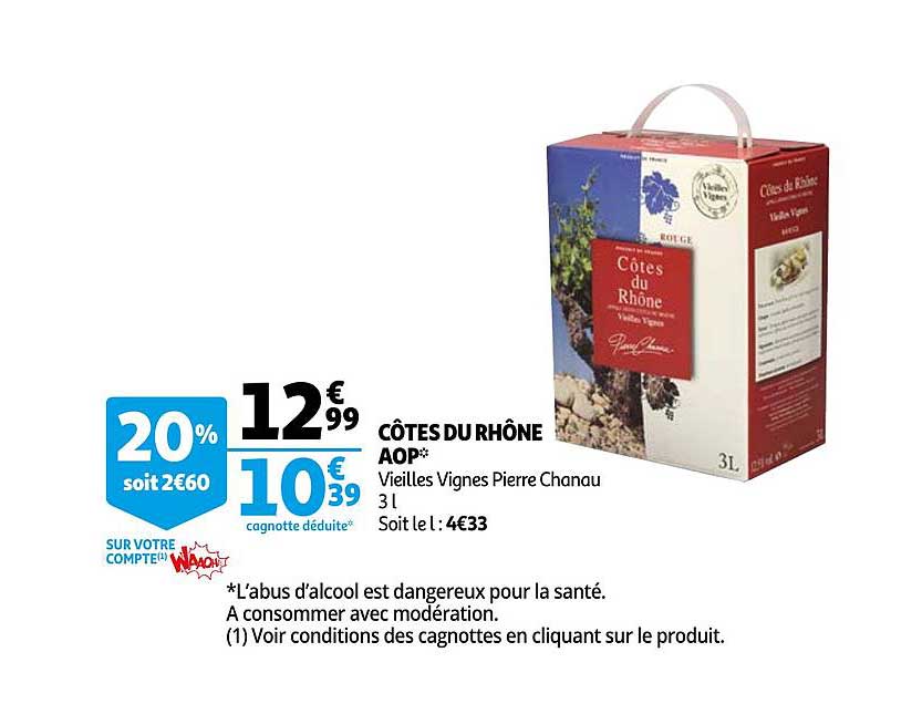 côtes du rhône aop vieilles vignes pierre chanau