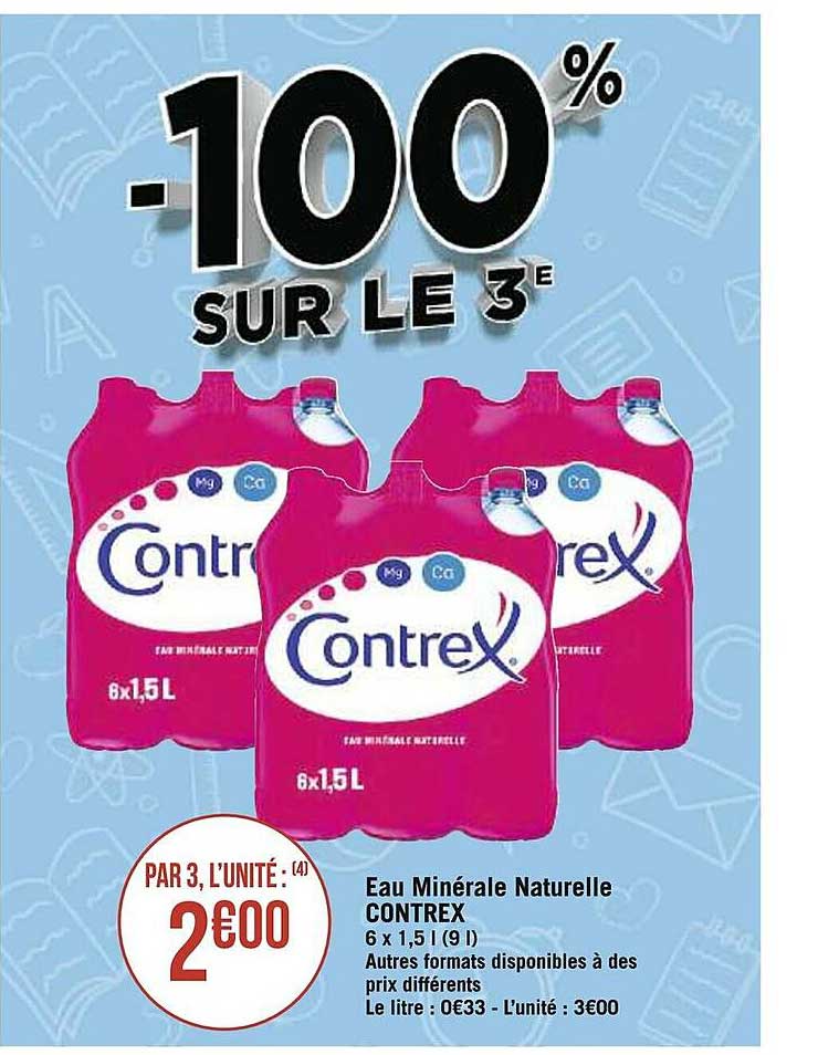 Eau Minérale Naturelle Contrex