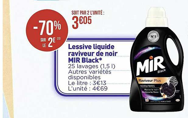 lessive liquide raviveur de noir mir black