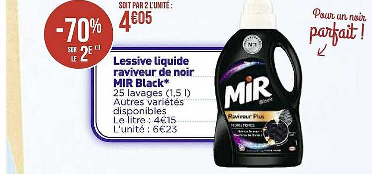 lessive liquide raviveur de noir mir black
