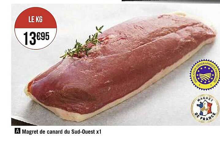 magret de canard du sud-ouest x1