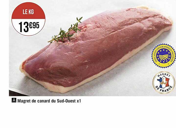 magret de canard du sud-ouest x1