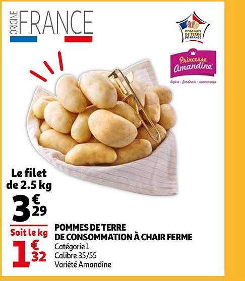 Pommes De Terre De Consommation à Chair Ferme