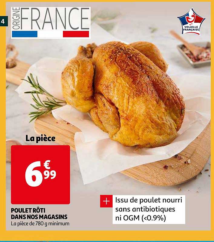 poulet rôti dans nos magasins