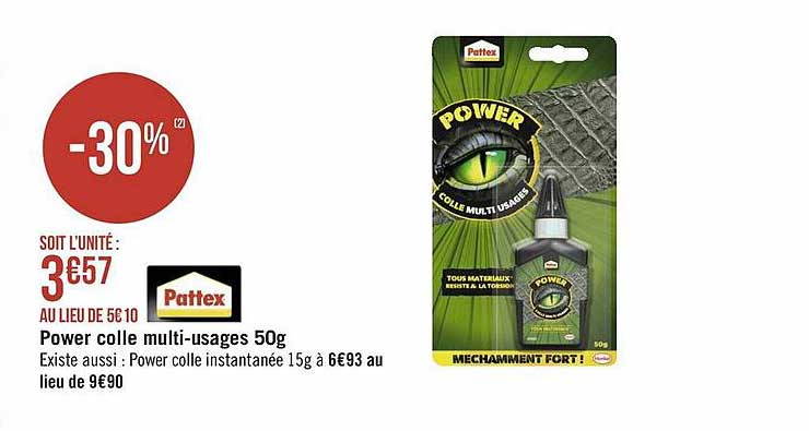 Power Colle Multi-usages 50g Pattex