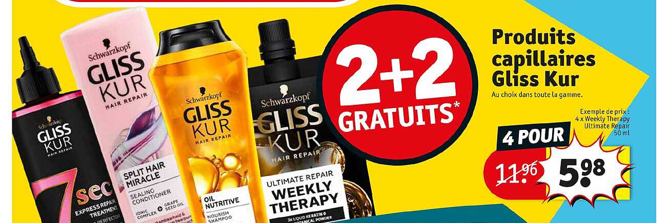 produit capillaires gliss kur