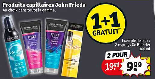 produits capillaires john frieda