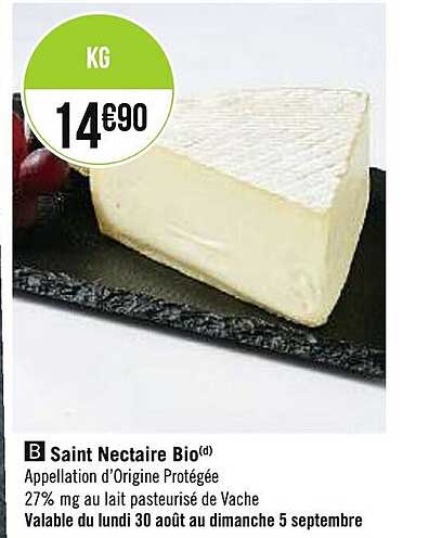 saint nectaire bio