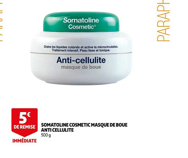 somatoline cosmetic masque de boue anti cellulite