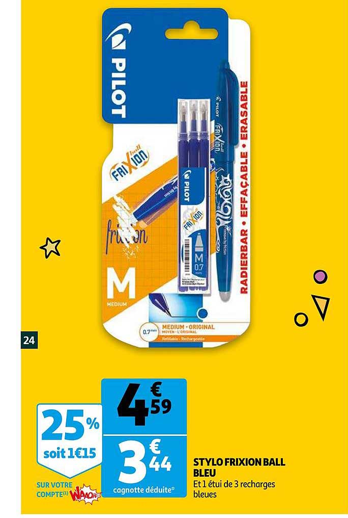 Stylo Frixion Ball Bleu