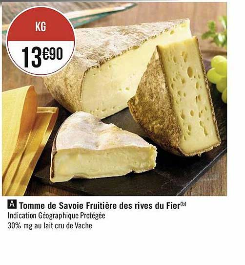 tomme de savoie fruitière des rives du fier