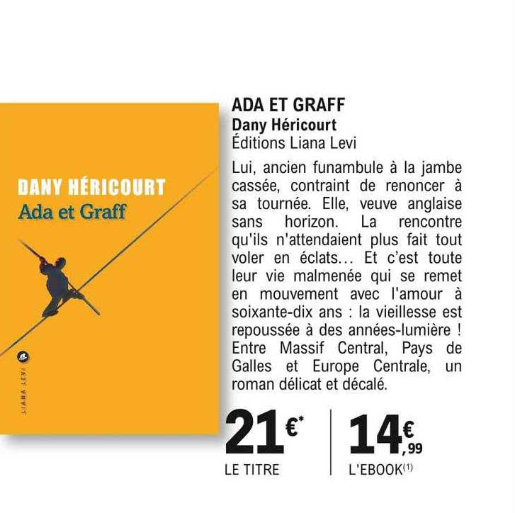 ada et graff dany héricourt éditions liana levi