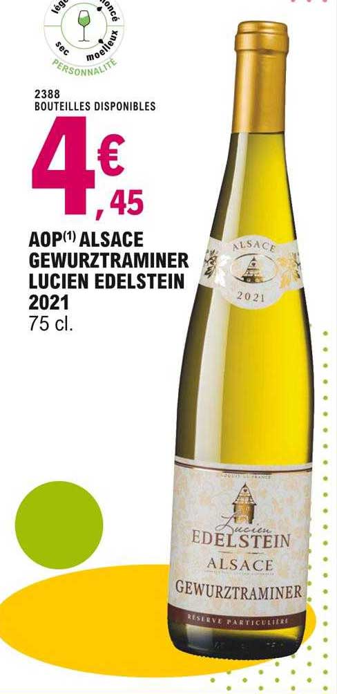 aop alsace gewurztraminer lucien edelstein 2021