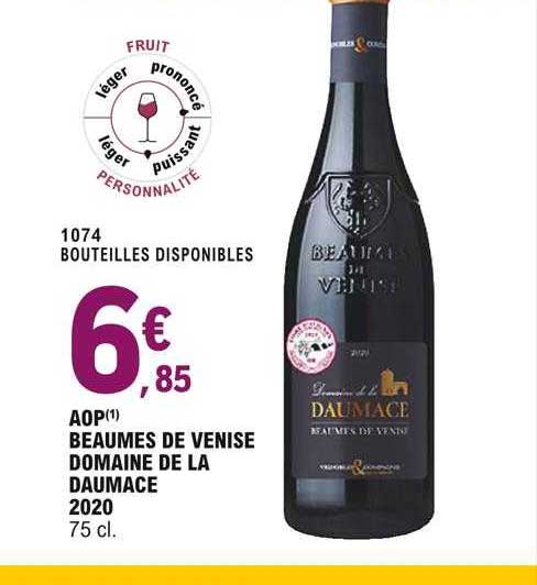 aop beaumes de venise domaine de la daumace 2020