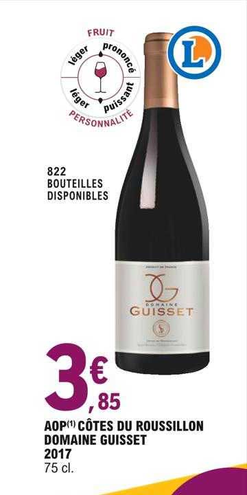 Aop Côtes Du Roussilon Domaine Guisset
