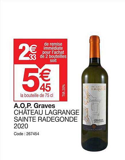 aop graves château lagrange sainte radegonde 2020