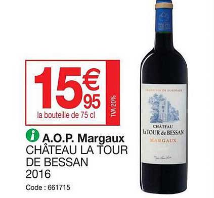 aop margaux château la tour de bessan 2016