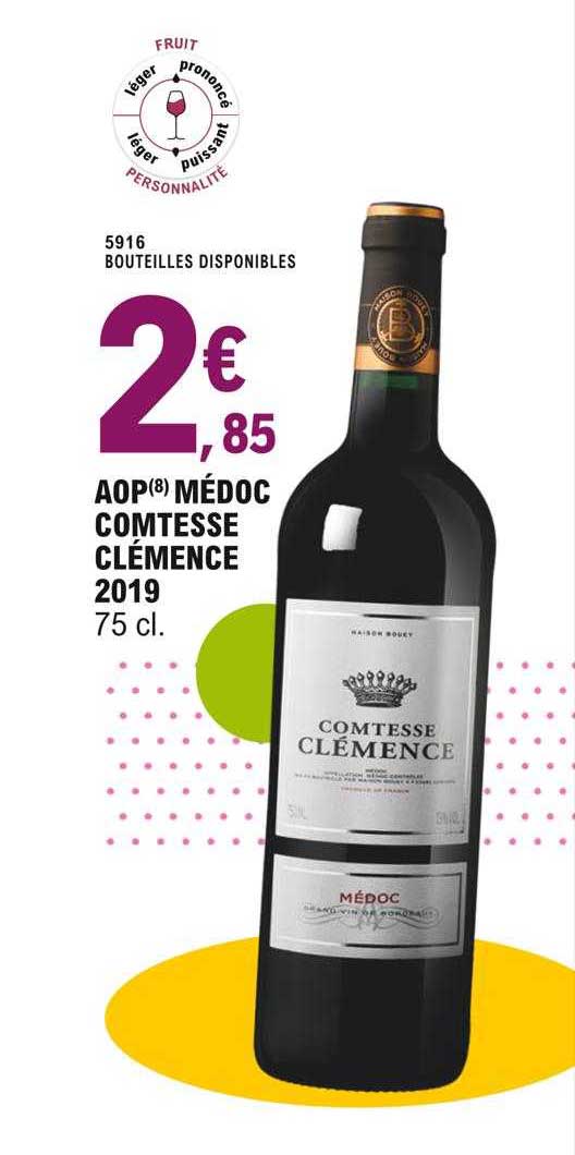 aop médoc comtesse clémence
