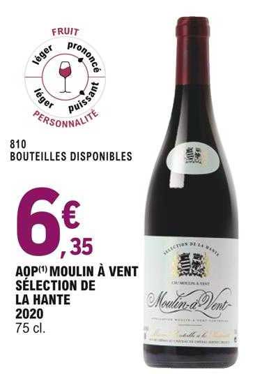aop moulin à vent sélection de la hante 2020