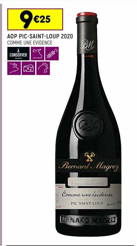 aop pic-saint-loup 2020 comme une évidence