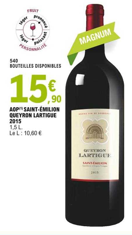 aop saint-émilion queyron lartigue 2015