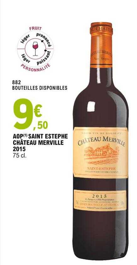 aop saint estephe château merville 2015