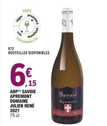 aop savoie apremont domaine julien rené 2021