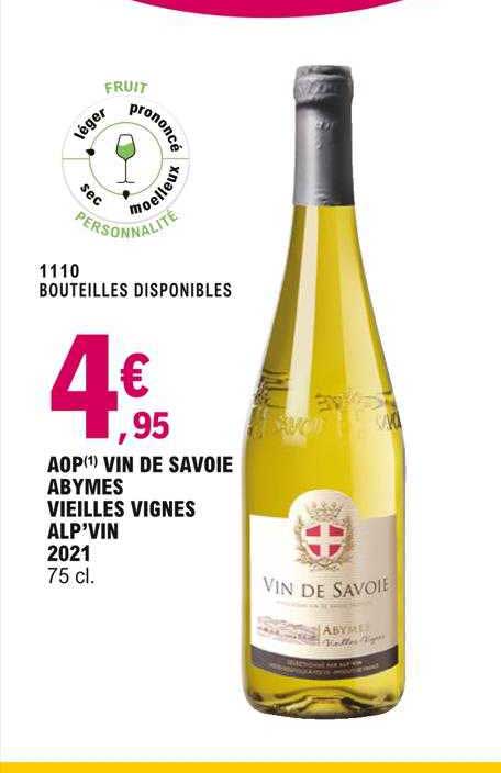 aop vin de savoie abymes vieilles vignes alp'vin 2021