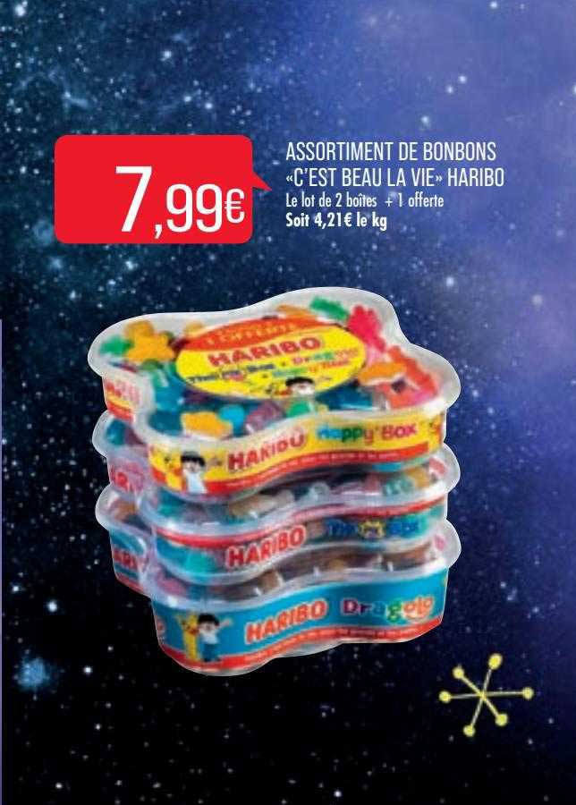 Assortiment De Bonbons «c'est Beau La Vie» Haribo