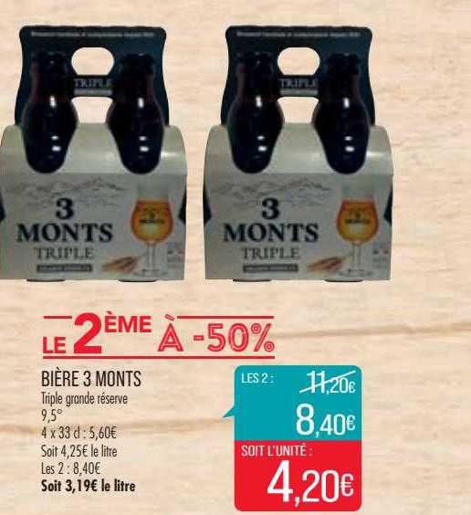 bière 3 monts