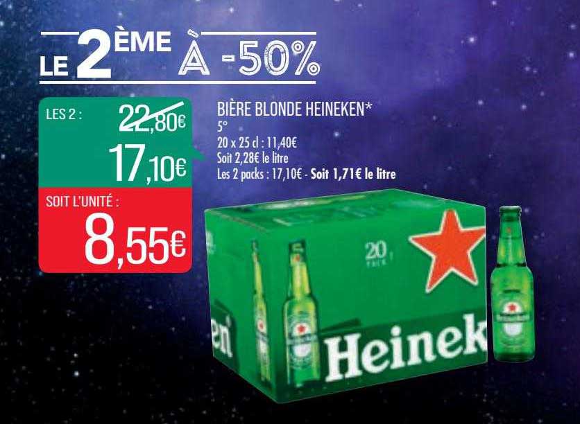 Bière Blonde Heineken