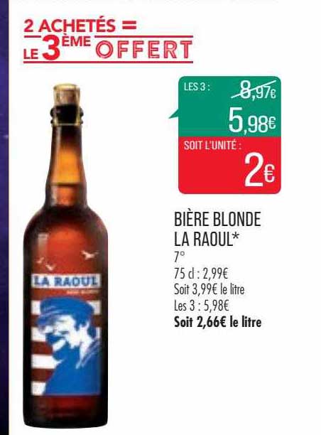 bière blonde la raoul