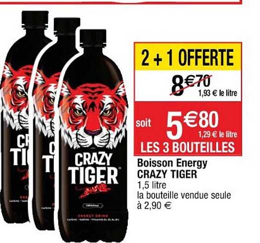 Boisson Energy Crazy Tiger