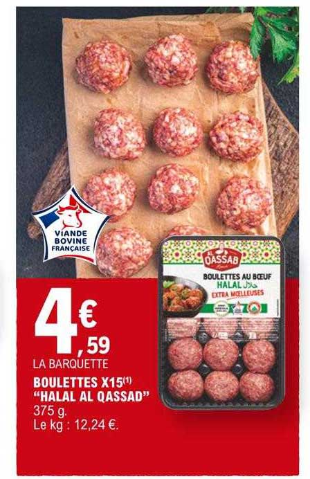 boulettes x15 "halal al qassad"